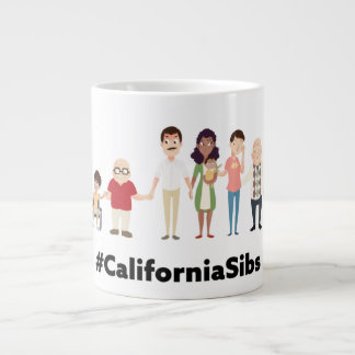 Taza De Café Gigante #californiasibs jumbo mug