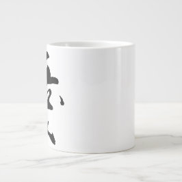 Taza De Café Gigante Caligrafía china clásica-amor-#001-