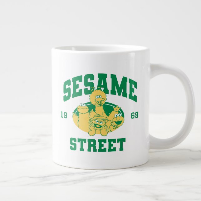 Taza De Café Gigante Calle Sésamo | Vintage 1969 (Derecha)