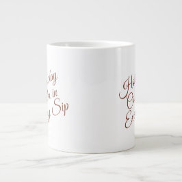 Taza De Café Gigante Calm Winter Mug – Cozy Minimal Design
