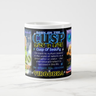 Taza De Café Gigante Cambio de signo del zodiaco del libra del virgo