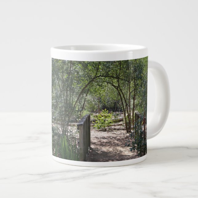 Taza De Café Gigante Caminata por la Naturaleza de la bonito, con cita  (Derecha)