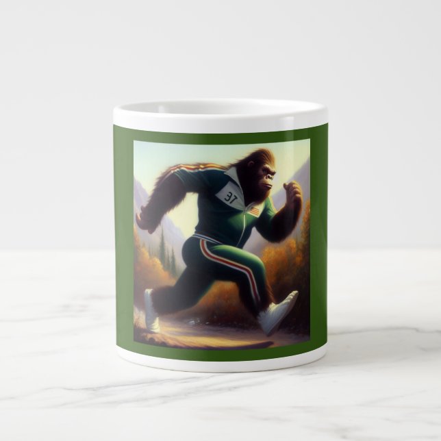 Taza De Café Gigante Camino Grande Corriendo (Frente)