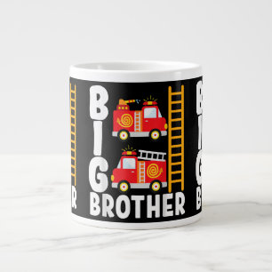 Taza De Café Gigante Camión de bomberos tema de bomberos hermano mayor 