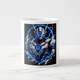 Taza De Café Gigante 🔷 Camiseta de Robot Futurista NEX