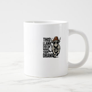 Taza De Café Gigante Camiseta Divertida "Esta Llama No Quiere Tu Drama"