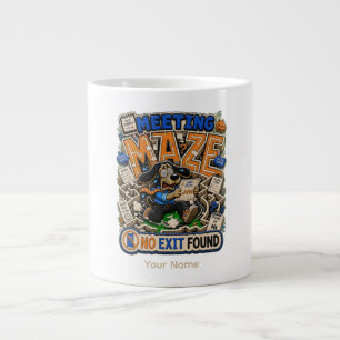 Taza De Café Gigante Camiseta divertida personalizada 'Laberinto de reu