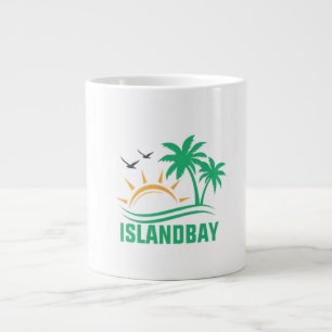 Taza De Café Gigante Camiseta Islandbay - Usa la brisa tropical