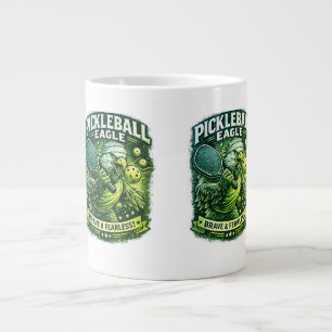 Taza De Café Gigante Camiseta Vintage Retro de Pickleball Eagle – Valie
