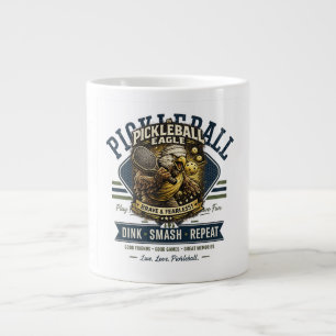 Taza De Café Gigante Camiseta Vintage Retro de Pickleball Eagle – Valie
