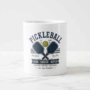 Taza De Café Gigante Camiseta Vintage Retro de Pickleball Eagle – Valie