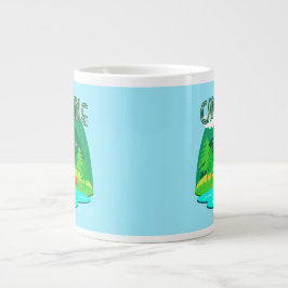 Taza De Café Gigante Camping es mi lugar feliz