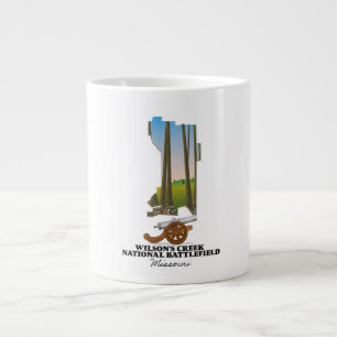Taza De Café Gigante campo de batalla nacional de wilson, Missouri, est