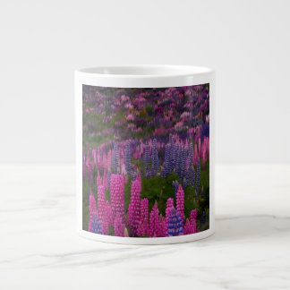 Taza De Café Gigante Campo de Flores de Lupino Impresión estética en De