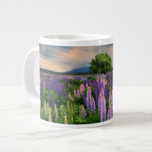 Taza De Café Gigante Campo Lupin en Nueva Zelanda