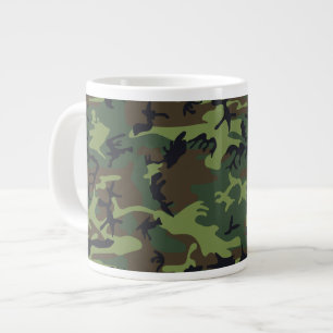 Taza De Café Gigante Camuflaje