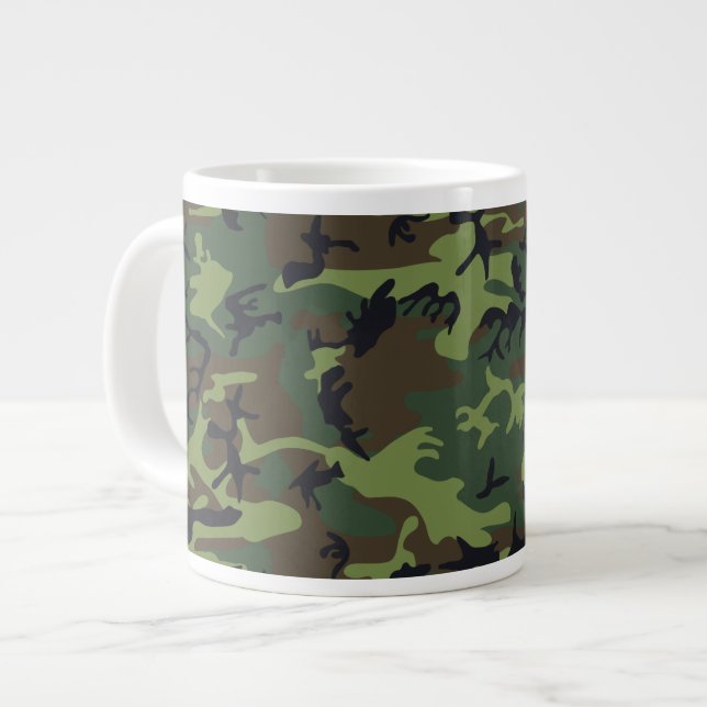 Taza De Café Gigante Camuflaje (Izquierda)