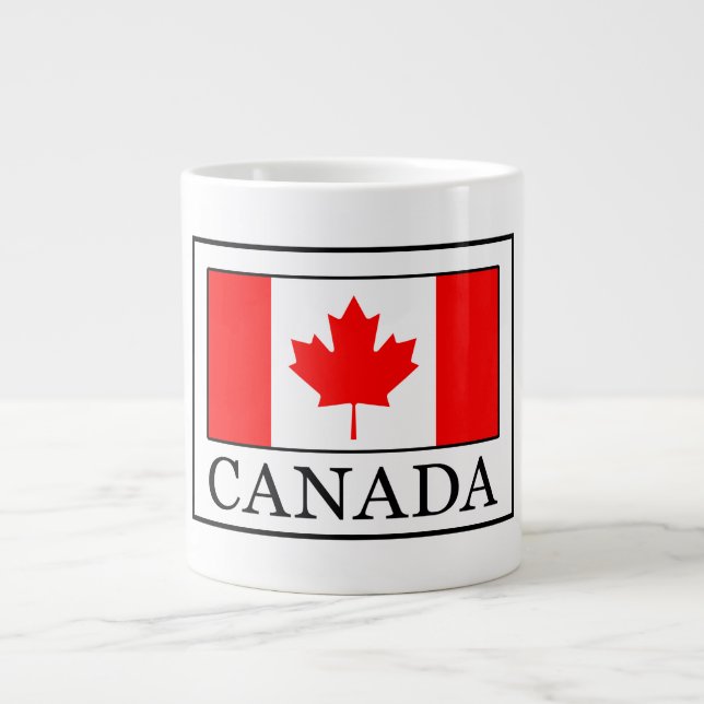 Taza De Café Gigante Canadá (Frente)