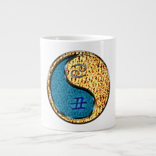 Taza De Café Gigante Cáncer & Buey de Fuego