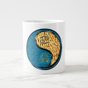 Taza De Café Gigante Cáncer & Dragón de Fuego