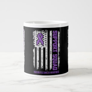 Taza De Café Gigante Cáncer Pancreático Apoyo Escuadrón Cáncer Pancreát