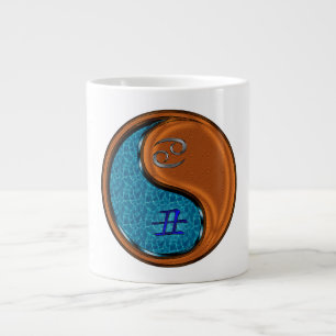 Taza De Café Gigante Cáncer y Buey de Madera