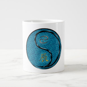 Taza De Café Gigante Cáncer y Dragón de Agua