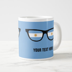 Taza De Café Gigante Canciones personalizados de Argentina Shades