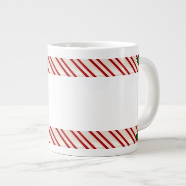 Taza De Café Gigante Candy Cane Frame Mug (Derecha)