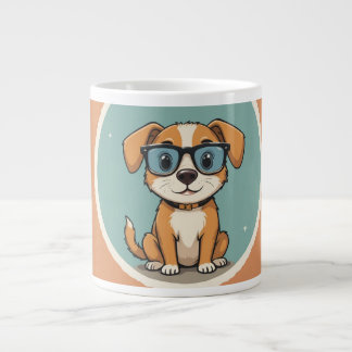 Taza De Café Gigante Caneca com Cachorro