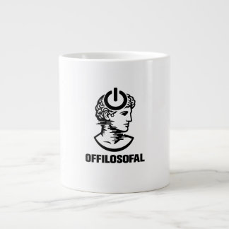 Taza De Café Gigante Caneca para filósofos.