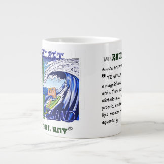 Taza De Café Gigante Caneca Te AVAE Jumbo "Fortes Emoções"
