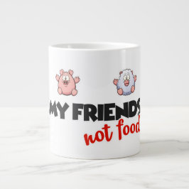 Taza De Café Gigante Caneca Vegan