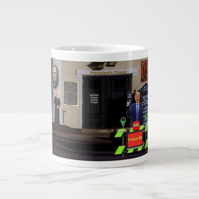 Taza De Café Gigante capilla del presidente DC (Frente)