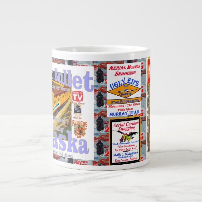 Taza De Café Gigante Capitán Dan Priapus (Frente)