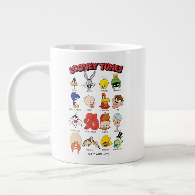 Taza De Café Gigante Capturas de cabeza de LOONEY TUNES™ (Izquierda)