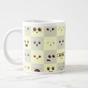 Taza De Café Gigante Cara corta