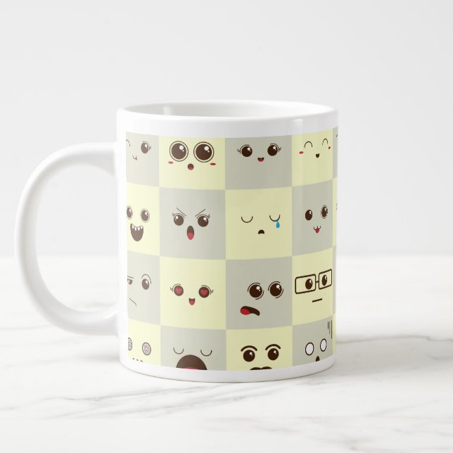 Taza De Café Gigante Cara corta (Izquierda)