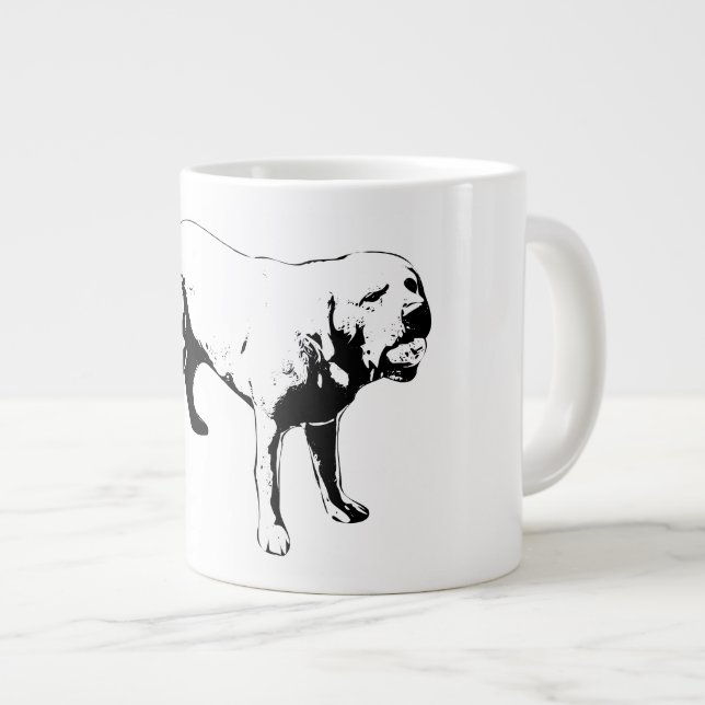 Taza De Café Gigante Cara de juego activada (Derecha)