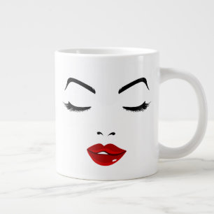 Taza De Café Gigante Cara elegante