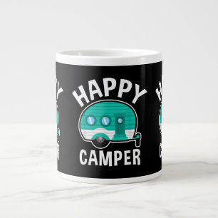 Taza De Café Gigante Caravana de Camping Feliz Carro Divertido Vacacion