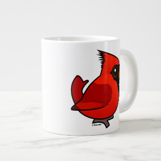 Taza De Café Gigante Cardenal septentrional de Birdorable