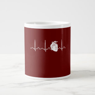 Taza De Café Gigante Cardiólogo Latido cardíaco