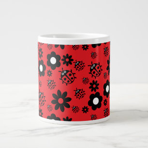Taza De Café Gigante Cariño mariquita Patrones