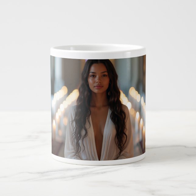 Taza De Café Gigante CARPE DIEM - Meditation - Yoga (Frente)