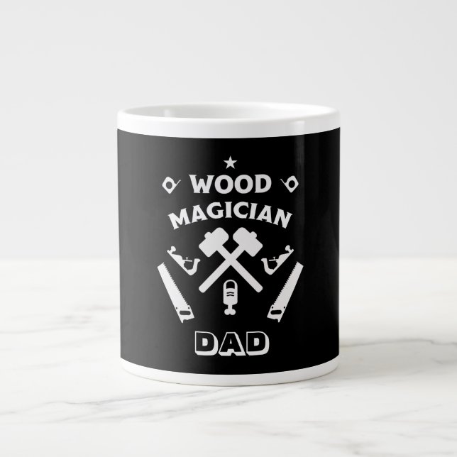 Taza De Café Gigante Carpenter Woodworker (Frente)