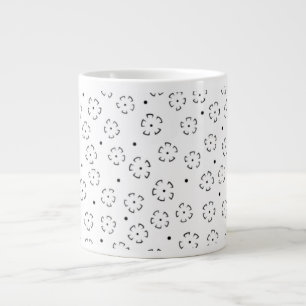 Taza De Café Gigante Carpeta de cumpleaños con flores personalizadas