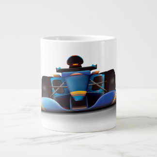 Taza De Café Gigante Carreras azul