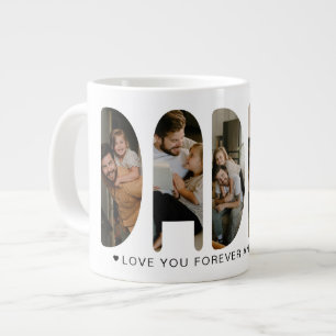 Taza De Café Gigante Cartas de foto de PAPÁ