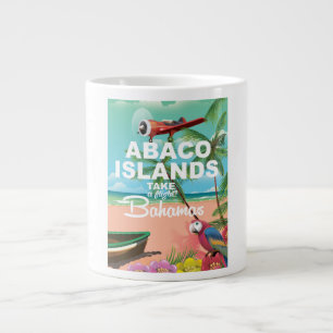 Taza De Café Gigante cartel de vacaciones de las Islas Abaco